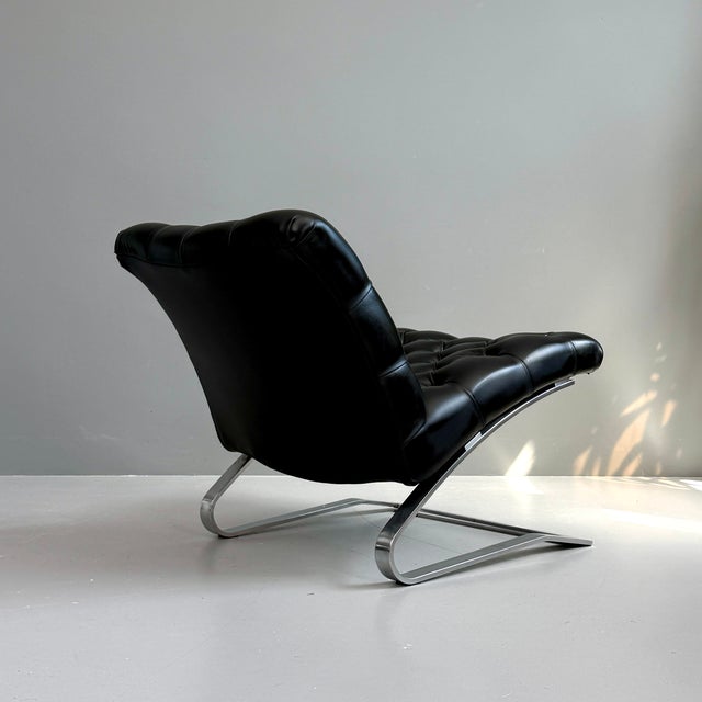 1970s Swinging Tufted Armchair, 1970s For Sale - Image 5 of 12