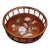 Vintage Chinese Rosewood Tea Tray | Mother-of-Pearl Inlaid Bird & Flower Motif For Sale