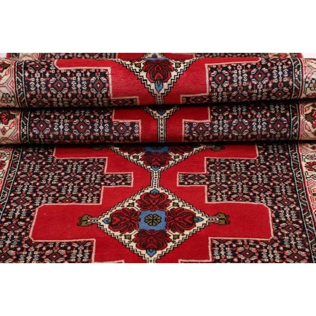 Textile Hamadan Rug with Herati Pattern For Sale - Image 7 of 9