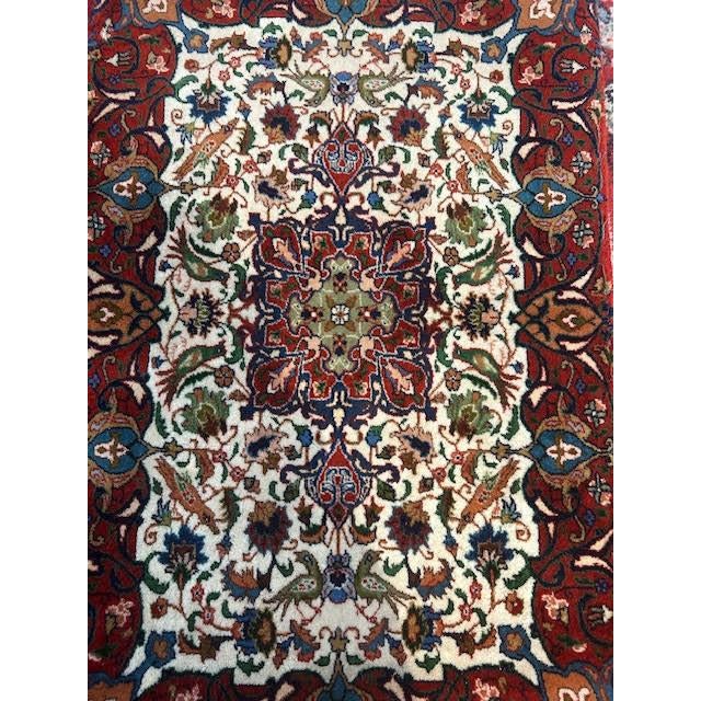 Persian 1930"s Fine Antique Kashan , 2' X 3' For Sale - Image 3 of 8