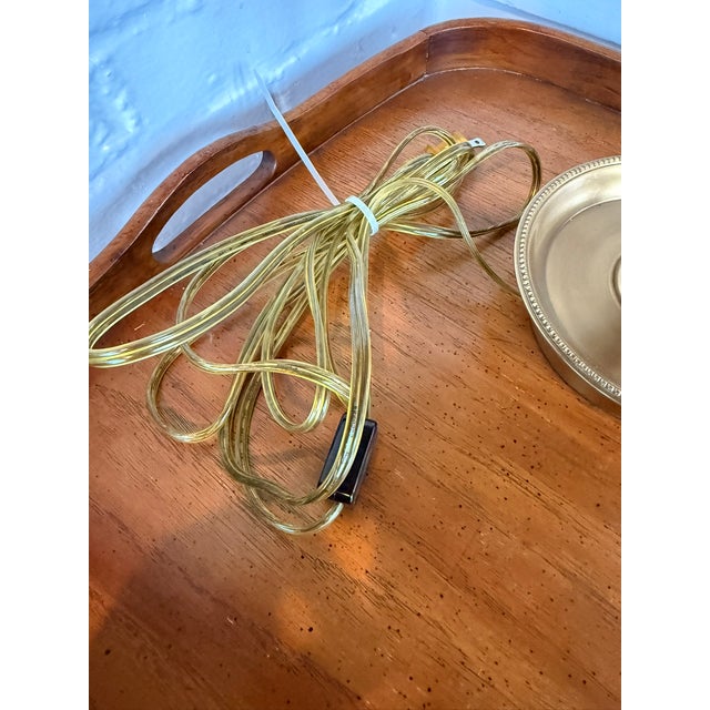 Late 20th Century French Empire-Style Brass Bouillotte Lamp For Sale - Image 13 of 15