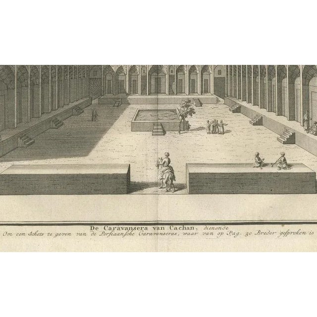 Caravanserai of Cachan, 1700s, Paper For Sale - Image 3 of 10