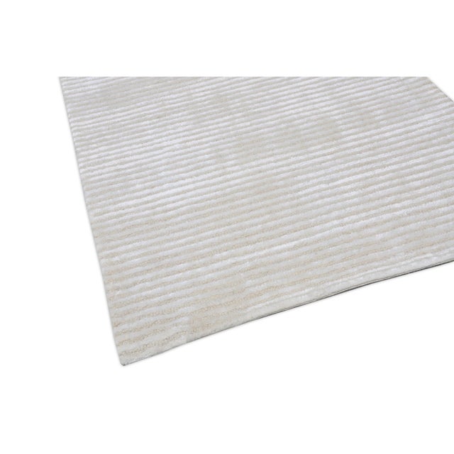 Transitional Pasargad Home Edgy Beige Area Rug, 2' 6'' X 8' 0'' For Sale - Image 3 of 4