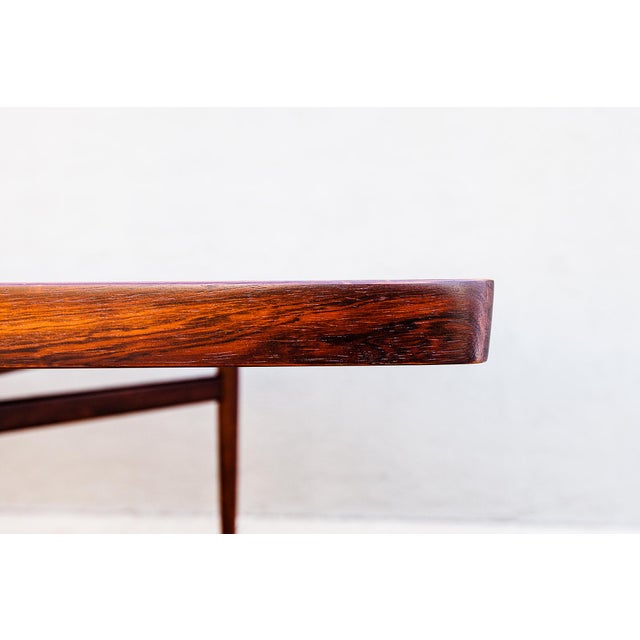 Mid Century Danish Rosewood Conference Table by Arne Vodder for Sibast, C1960s For Sale - Image 10 of 16