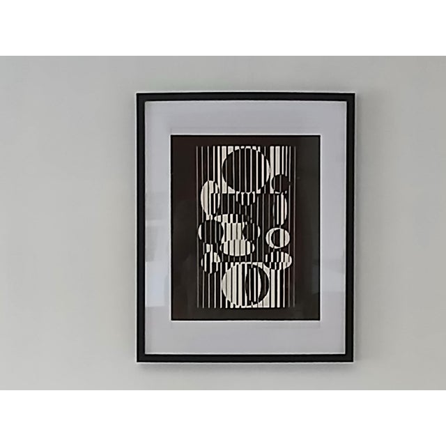 Victor Vasarely, After Iaca, 1950s / 1973, Silk-Screen, Framed For Sale - Image 17 of 17