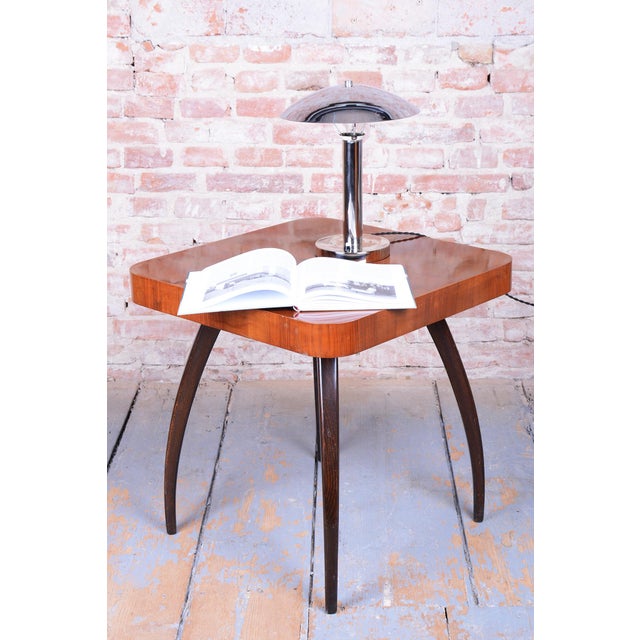 Bauhaus Bauhaus Table Lamp in Chrome and Steel from Miroslav Prokop, Czech, 1930s For Sale - Image 3 of 11