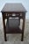 Wellington Hall Mahogany Table Vintage Edwardian Writing Chippendale Tea Desk For Sale - Image 10 of 13