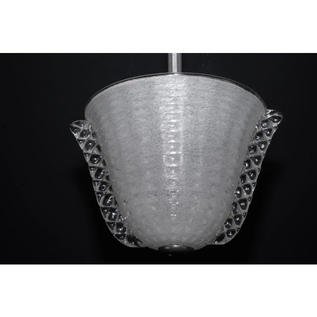 Art Deco Pendant in Pulegoso Murano Glass by Ercole Barovier, 1940s For Sale - Image 16 of 18