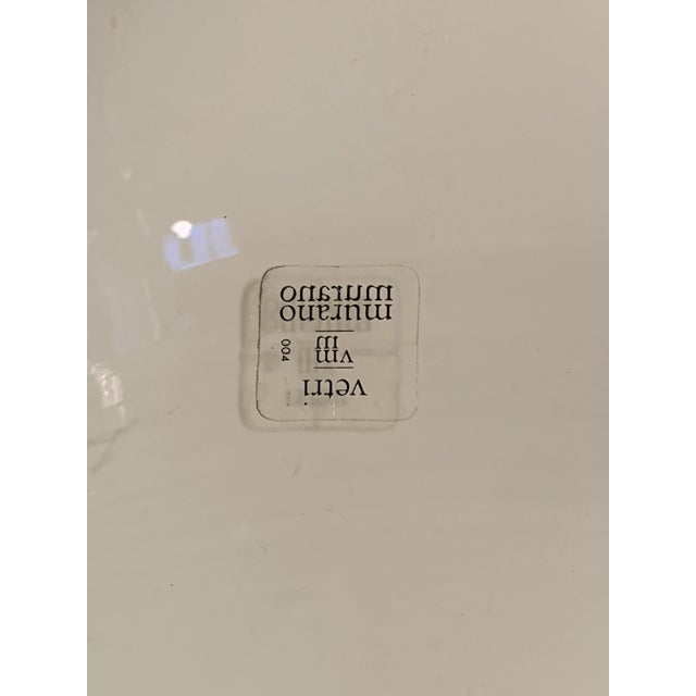 Italian Murano Glass Table Lamp by Leucos For Sale - Image 4 of 12