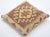 A one-of-a-kind handwoven Afghan wool kilim accent pillow featuring serrated star medallion. Cut and sewn by hand from a...