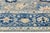 12x15 Modern Floral Oushak Style Wool Area Rug in Muted Slate Blue For Sale - Image 11 of 11