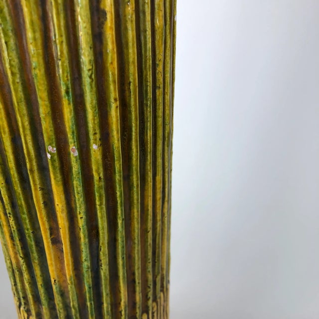 19th Century French Faience Column Pedestal For Sale - Image 4 of 11