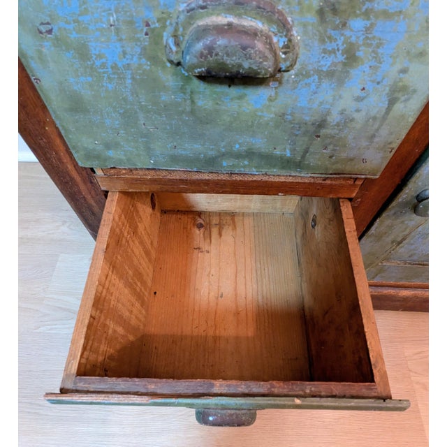 19th Century Antique Primitive Jelly Cupboard Cabinet Dry Sink Washstand For Sale - Image 11 of 18