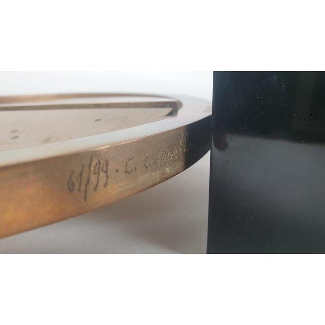 Carmello Cappello, Sculpture on Base, 1978, Bronze & Wood For Sale - Image 14 of 15