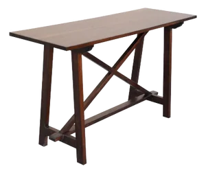 Walnut Console Table, Made to Order by Petersen Antiques