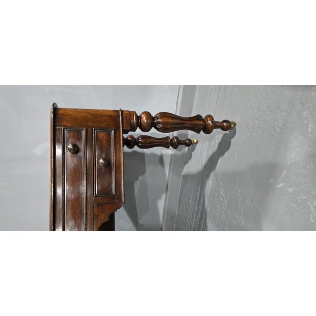 William IV Freestanding Mahogany Desk, 1820s For Sale - Image 4 of 12