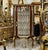 French Grand French Louis XV Display Vitrine – Solid Wood Curio Cabinet With Gilded Inlay & Glass Shelves For Sale - Image 3 of 3
