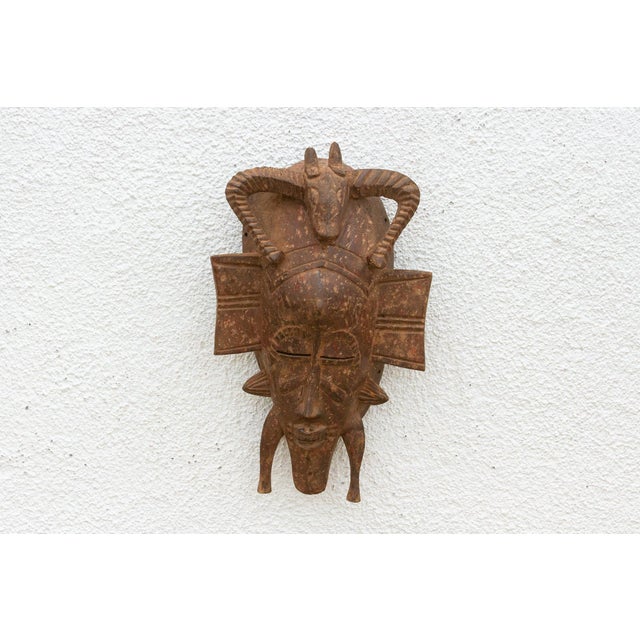 African Vintage African Bwa Antelope Mask For Sale - Image 3 of 8
