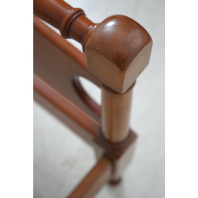 Brown Stickley Full Size Cherry Valley Bed For Sale - Image 8 of 18