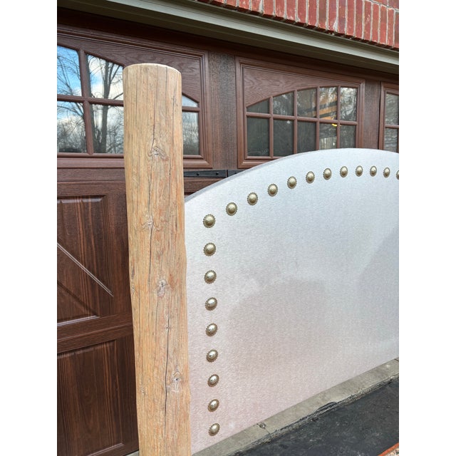 Rustic White Washed Full Bedroom Set For Sale - Image 9 of 12