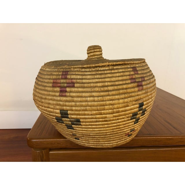 Vintage Native American Woven Basket From Alaska Chairish