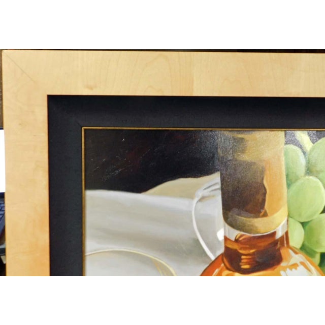 Impressionist Thomas Stiltz "Sauternes & Green Grapes" Hand Signed & Embellished Art Sold Out! For Sale - Image 3 of 7