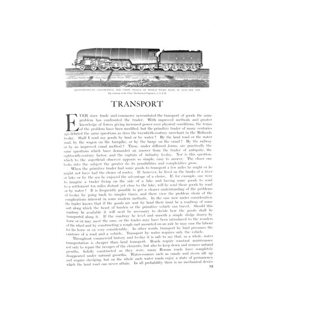 White "British Sports and Sportsmen: Modern Commerce Transport Motoring and Aviation" 1935 For Sale - Image 8 of 12