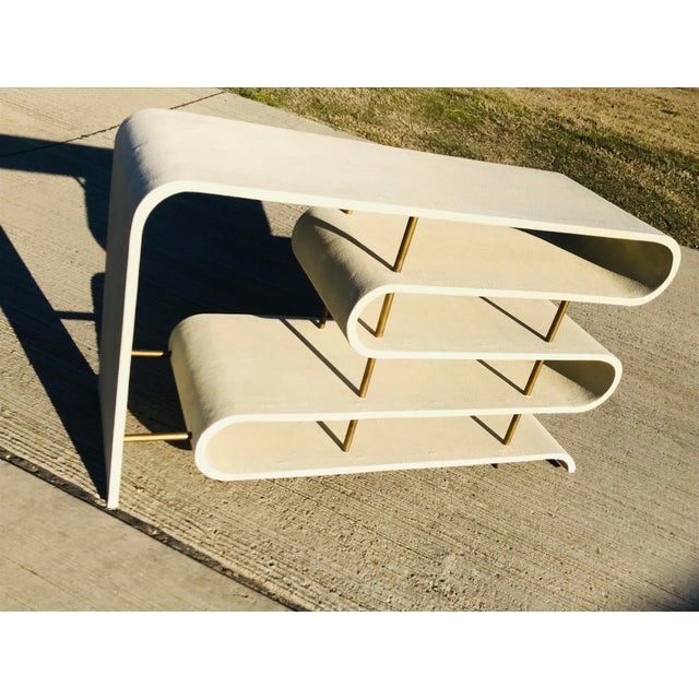 Modern Modern Shangreen Ribbon Console Table For Sale - Image 3 of 8