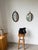 Oval Brutalist Chain Mirror, 1950 For Sale - Image 3 of 18