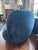 Ferm Living Rico 2 Seater Sofa in Blue Velvet For Sale In Philadelphia - Image 6 of 6