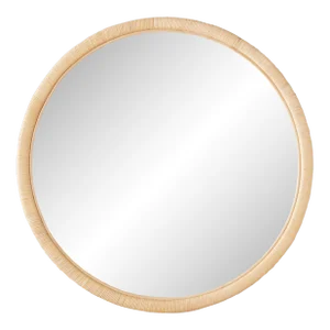 Paloma Rattan Large Round Mirror
