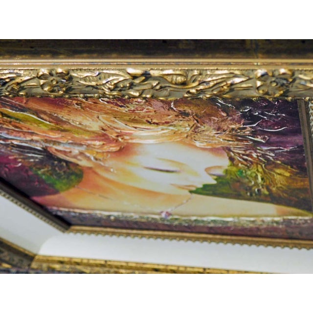 Impressionist Alexandru Darida Original Painting "Melan Choly" Hand Signed Framed For Sale - Image 3 of 11