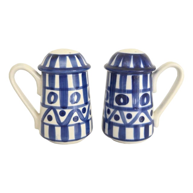 Vintage Dansk Arabesque Salt and Pepper Shakers, a Pair For Sale