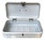 Vintage Dutch White Enamel Bread Box, 1950s For Sale