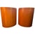 Late 20th Century Baker Furniture Modern Art Deco Primavera Oval Nightstands, Pair For Sale In Portland, ME - Image 6 of 12