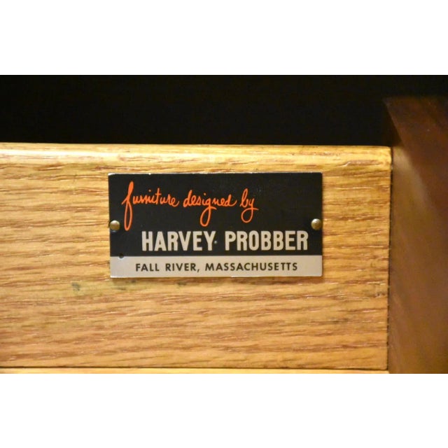 Harvey Probber Walnut & Chrome L Shaped Desk For Sale - Image 9 of 13