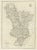 Large Antique County Map of Derbyshire, 1805 For Sale - Image 3 of 6