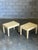 1980s Henredon Asian Style Faux Goatskin Lacquered Side Tables- A Pair For Sale - Image 10 of 11