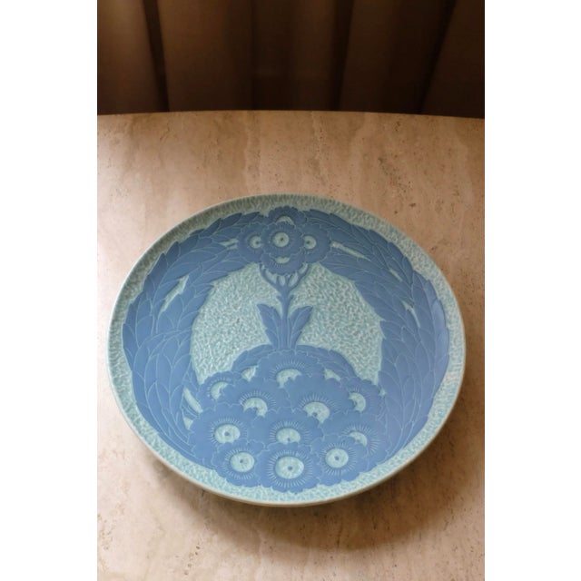 Art Nouveau Sgraffito Plate From 1917 by Josef Ekberg For Sale - Image 3 of 11