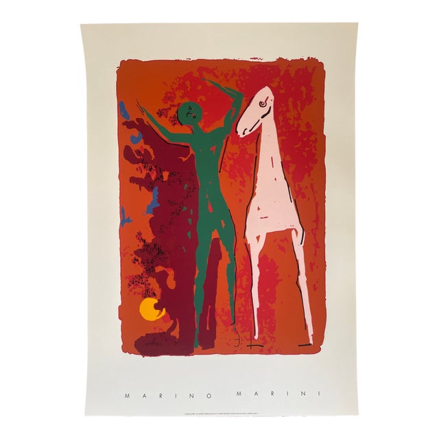 Marino Marini (1901-1980), Piccolo Teatro, 1972, Copyright 1998 by Sabam, Belgique Ed. H. Segers, Printed in Italy For Sale