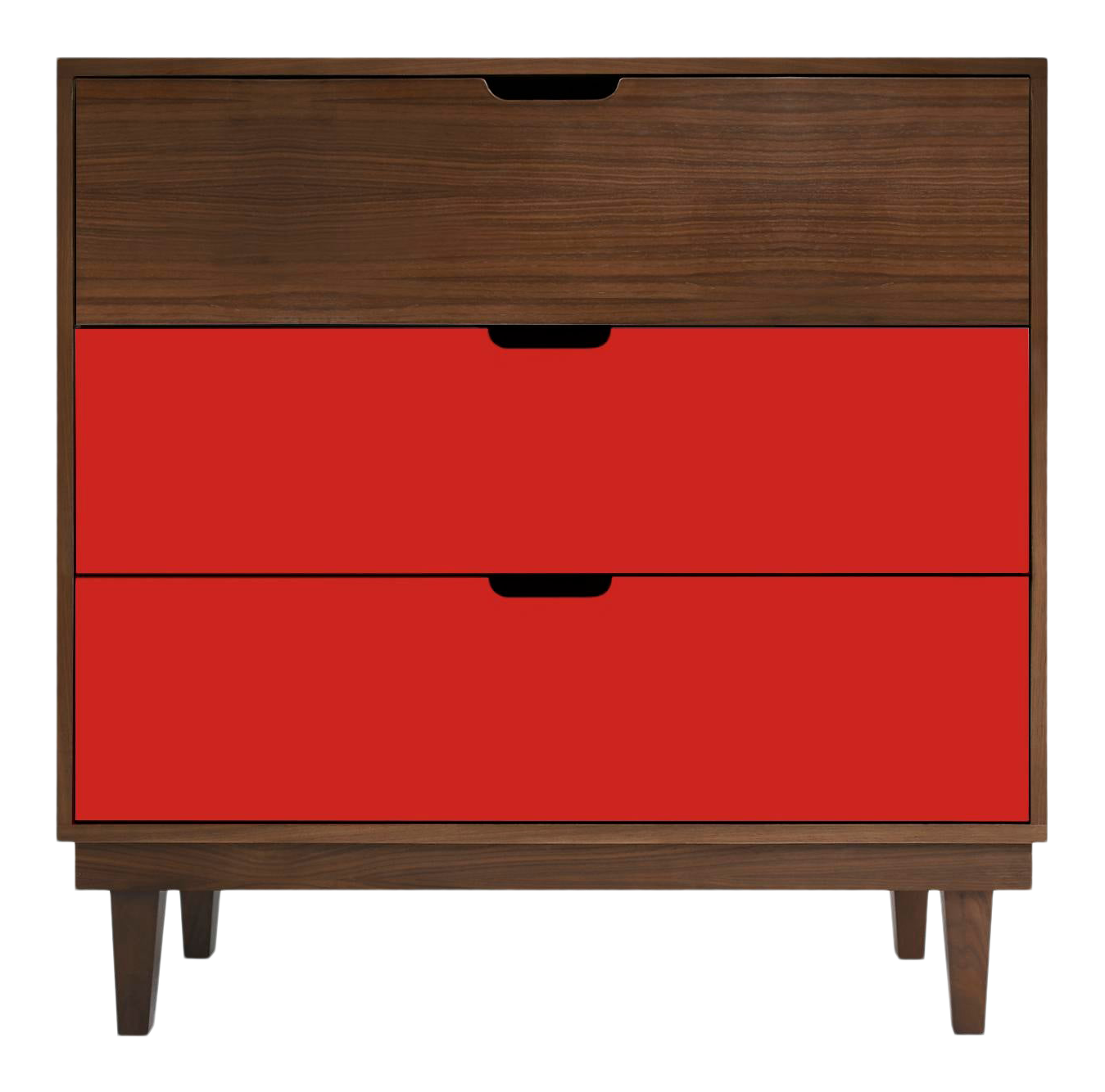 kids red dresser