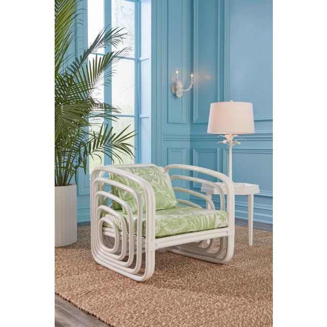 Traditional Meg Braff for Wildwood Palma Table Lamp, White For Sale - Image 3 of 3