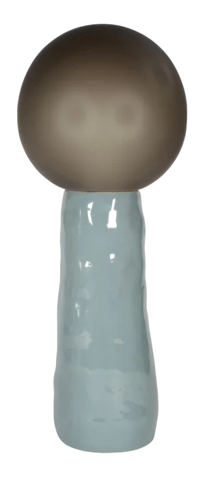 Kokeshi High Grey Acetato Grey Floor Lamp from Pulpo
