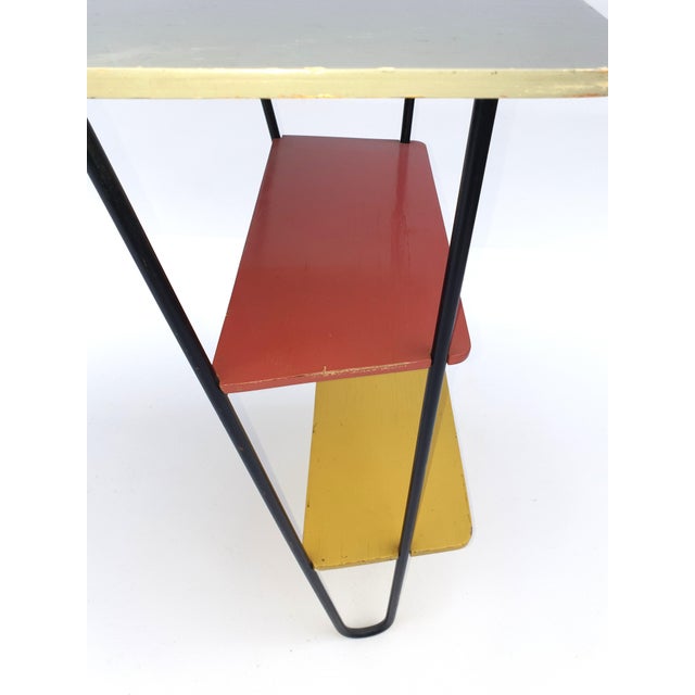 Writing Table by Gerrit Rietveld Jr., 1950s For Sale - Image 6 of 10