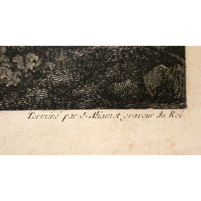 Late 18th Century French Print "Temple Herastyle Périptère De Pestum" For Sale - Image 4 of 6