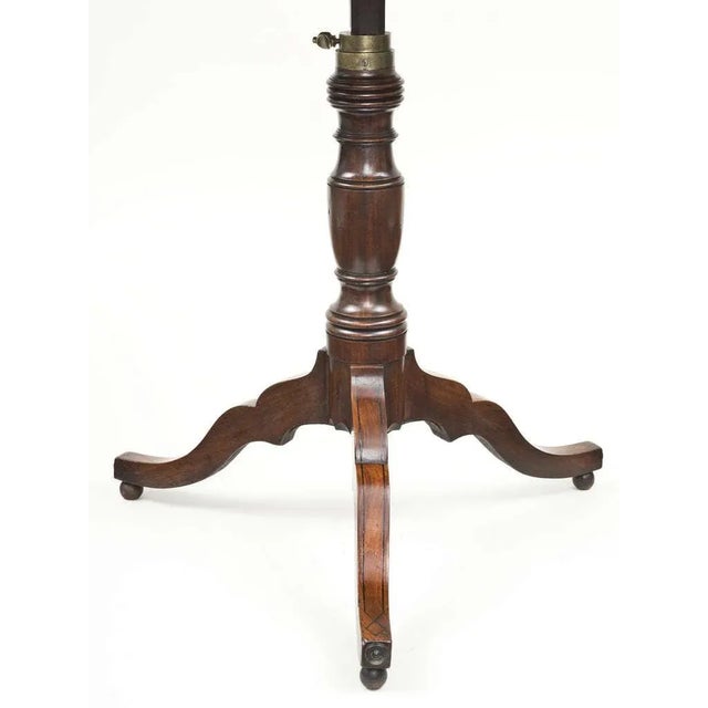 Wood Regency Combination Reading and Writing Table For Sale - Image 7 of 10