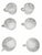 Glass Vintage Pressed Glass Punch Bowl Set With 12 Matching Cups For Sale - Image 7 of 10