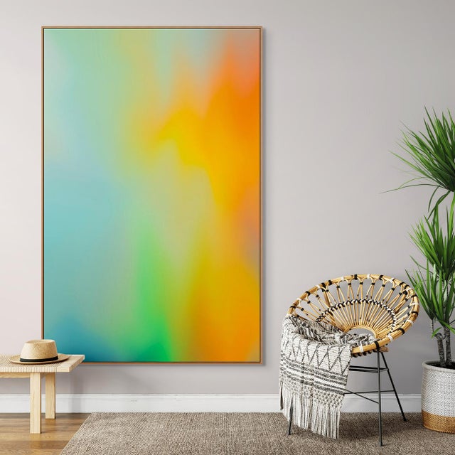 2020s Contemporary Abstract Chromogenic Print Face-Mounted 3mm Matte Plexiglas Photography “Bleed # 202416” by Paul Snell For Sale - Image 5 of 6