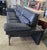 Saporiti Saporiti Italia Black Leather Sofa by Giovanni Offredi For Sale - Image 4 of 11