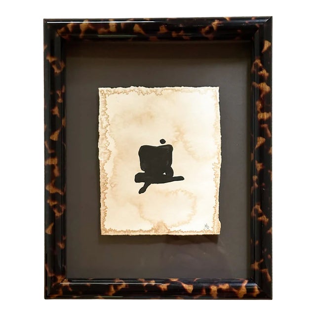 2026 the Confidante Figurative Brown Gouache Hayley Price White For Sale